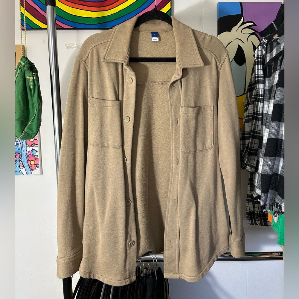 LAST CHANCE Old Navy Tan Shirt Jacket